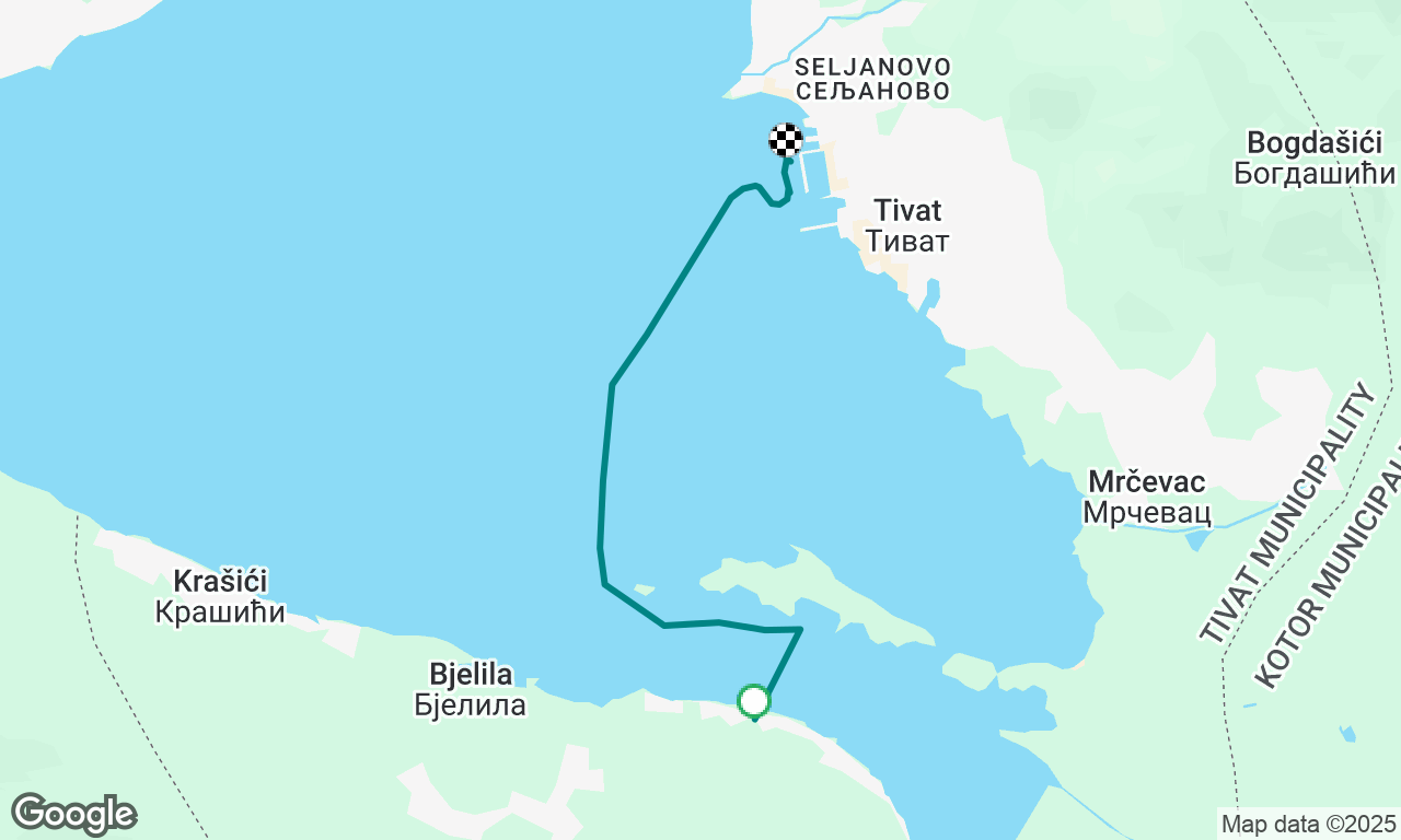 Island Anchorage to Port Montenegro 