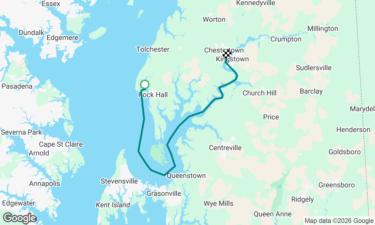 Rock Hall to Chestertown 