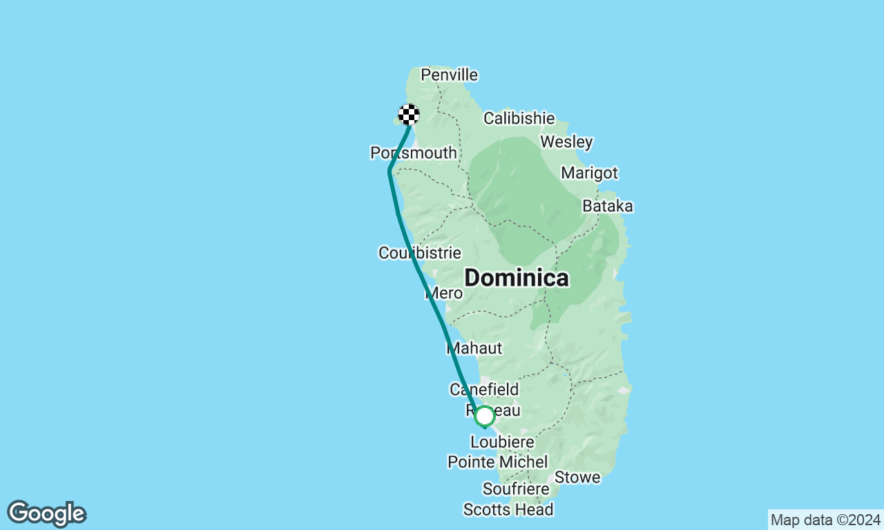 Roseau to Portsmouth, Dominica