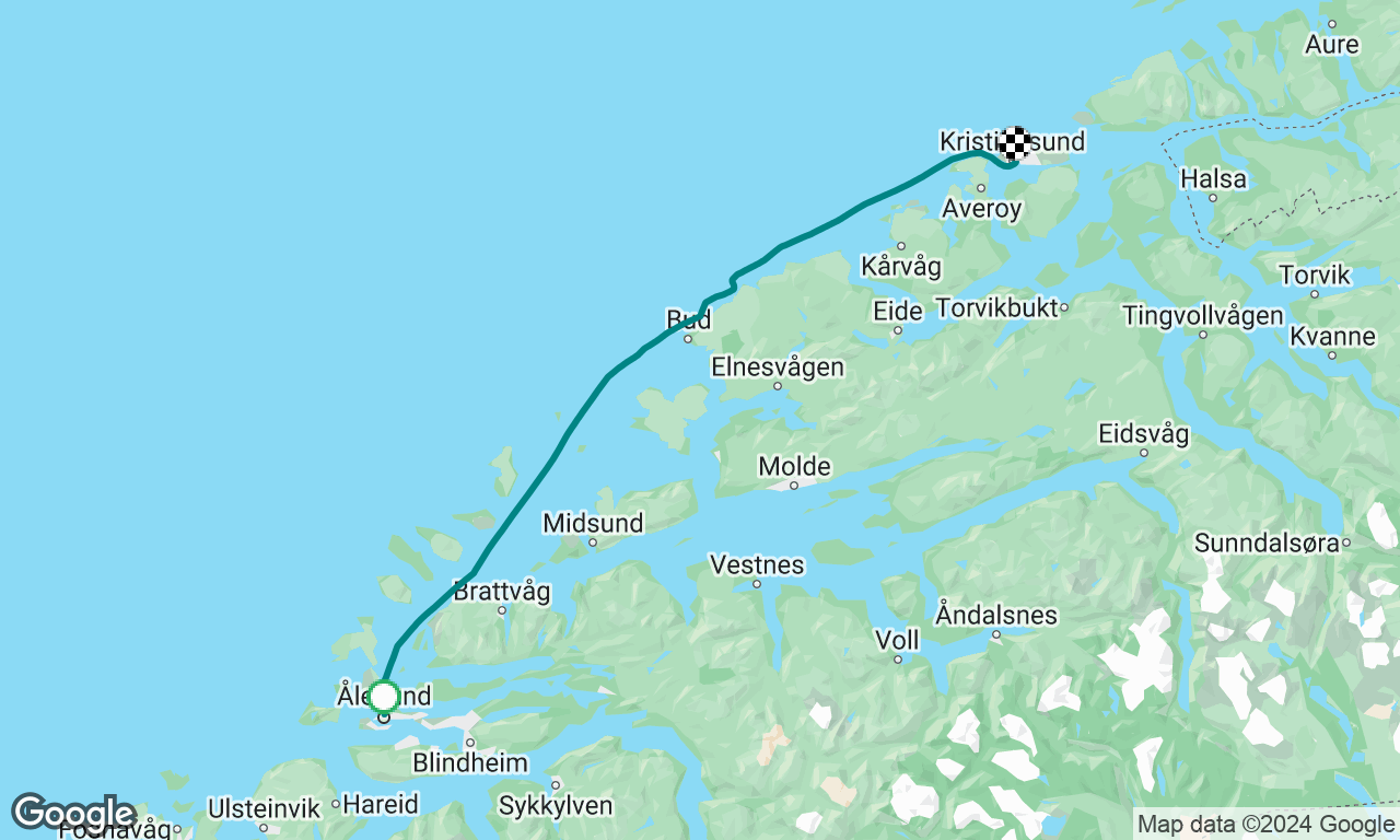 Ålesund to Kristiansund