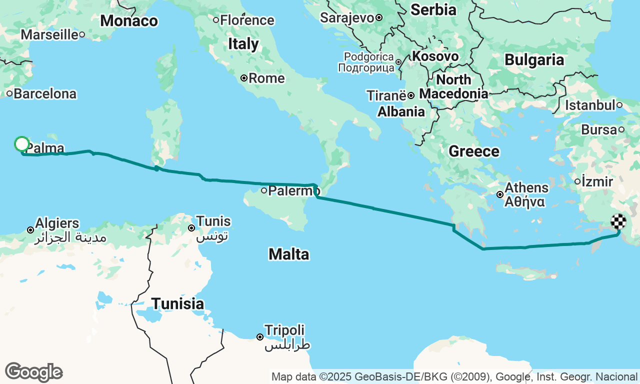 Delivery new lagoon 51, Palma to Gocek 