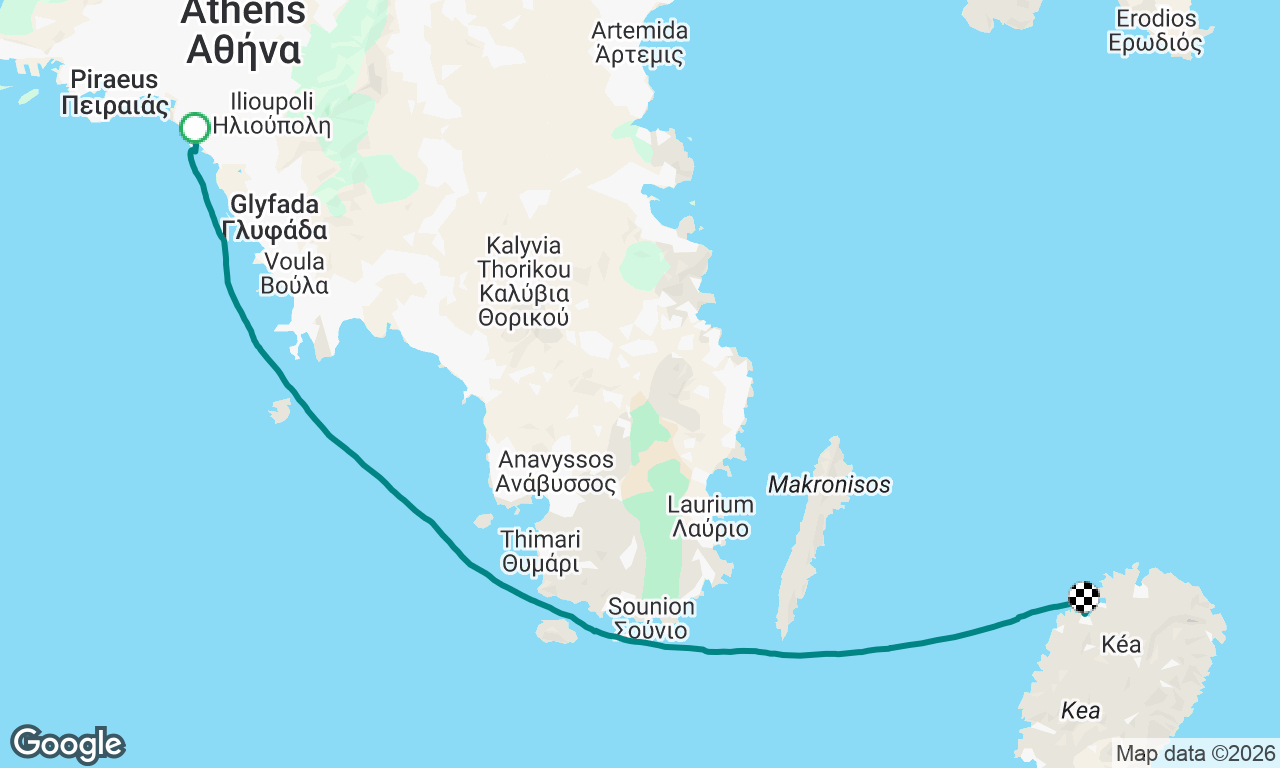 Voyage map