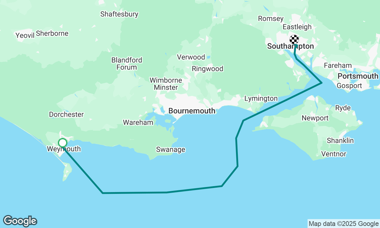 Weymouth to Southhampton