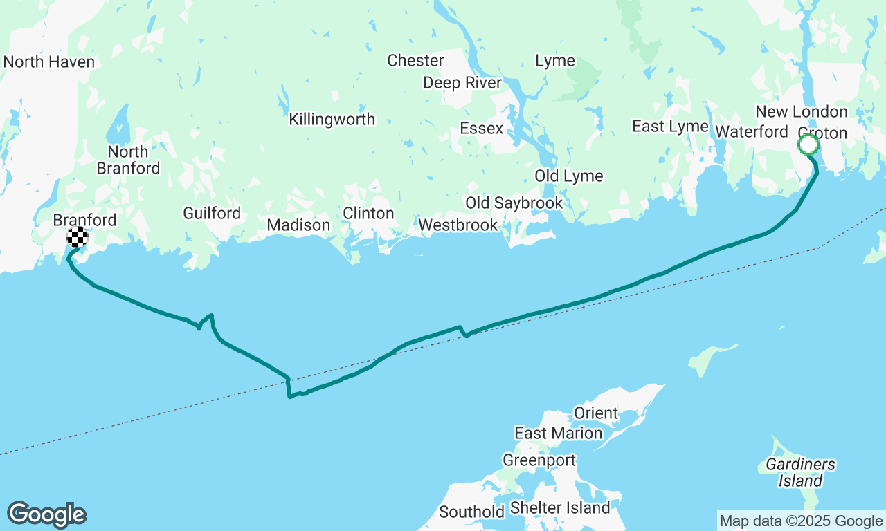 New London to Branford