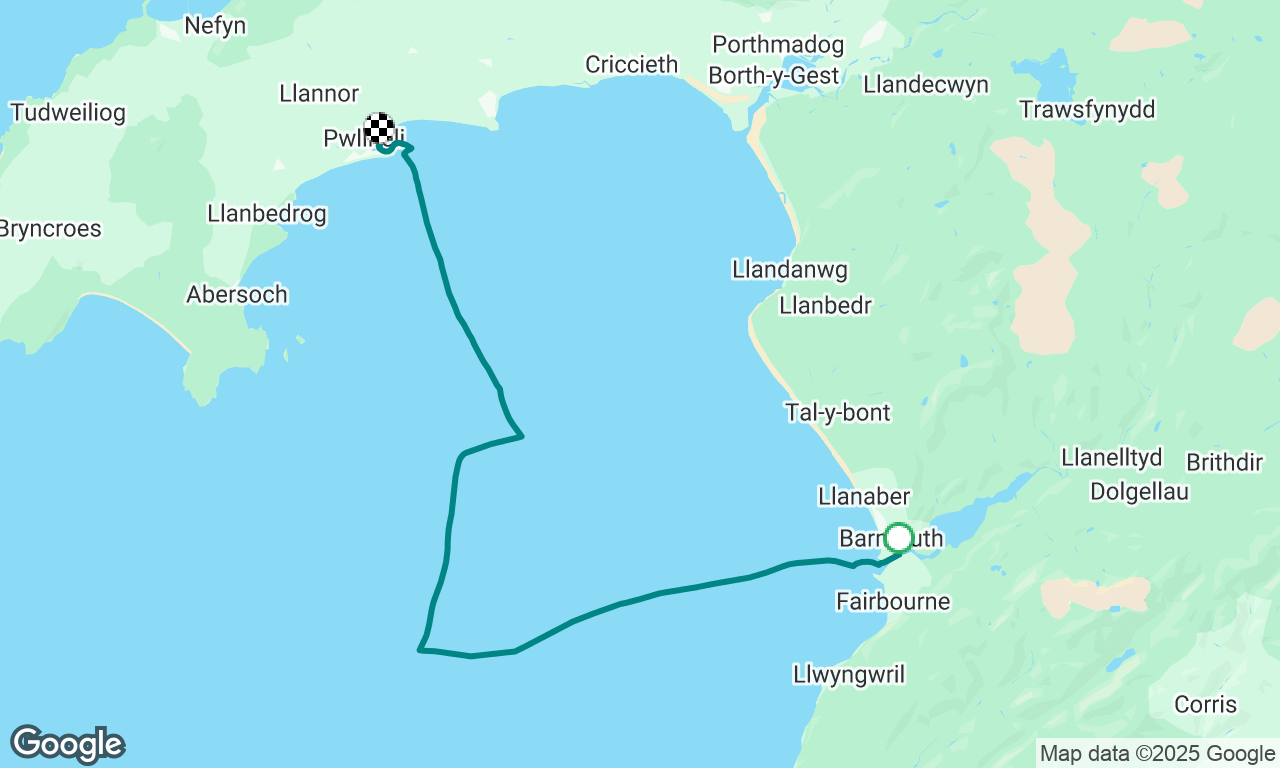Ruby Wedding Anniversary Sail. Barmouth back to Pwllheli