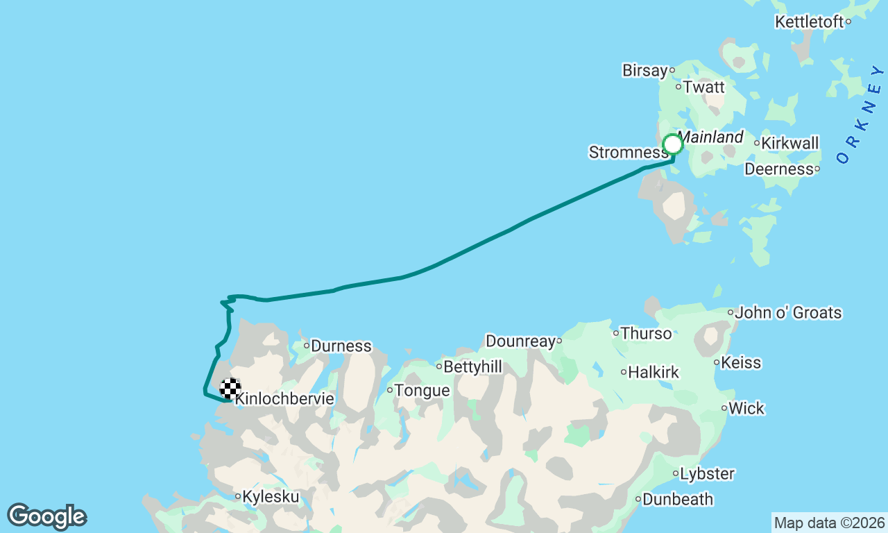 Stromness to Kinlochbervie epic
