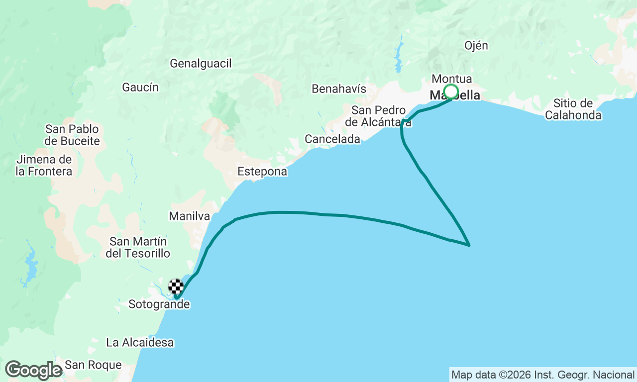 Around the rock: Marbella -> Soto Grande