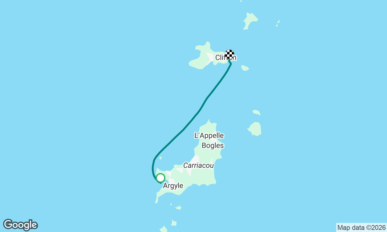 Tyrell Bay to Clifton Bay, St Vincent 