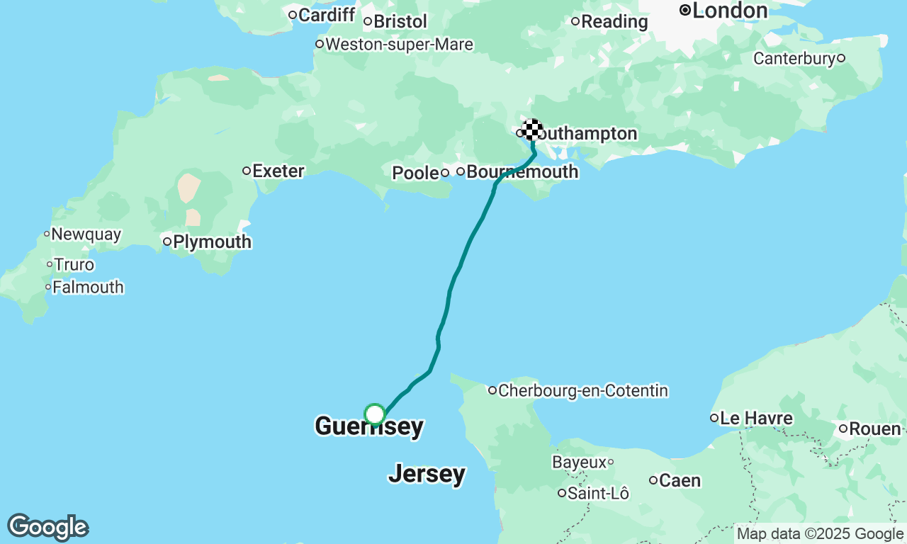 St. Peter's Port, Gurnsey to Hamble