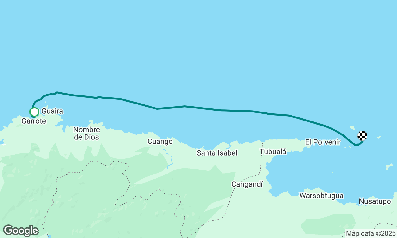 Linton Bay to San Blas (Lemon cay)