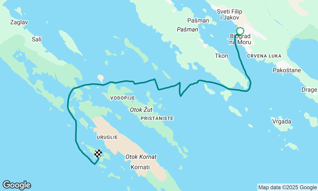 Biograd na Moru to Levrnaka