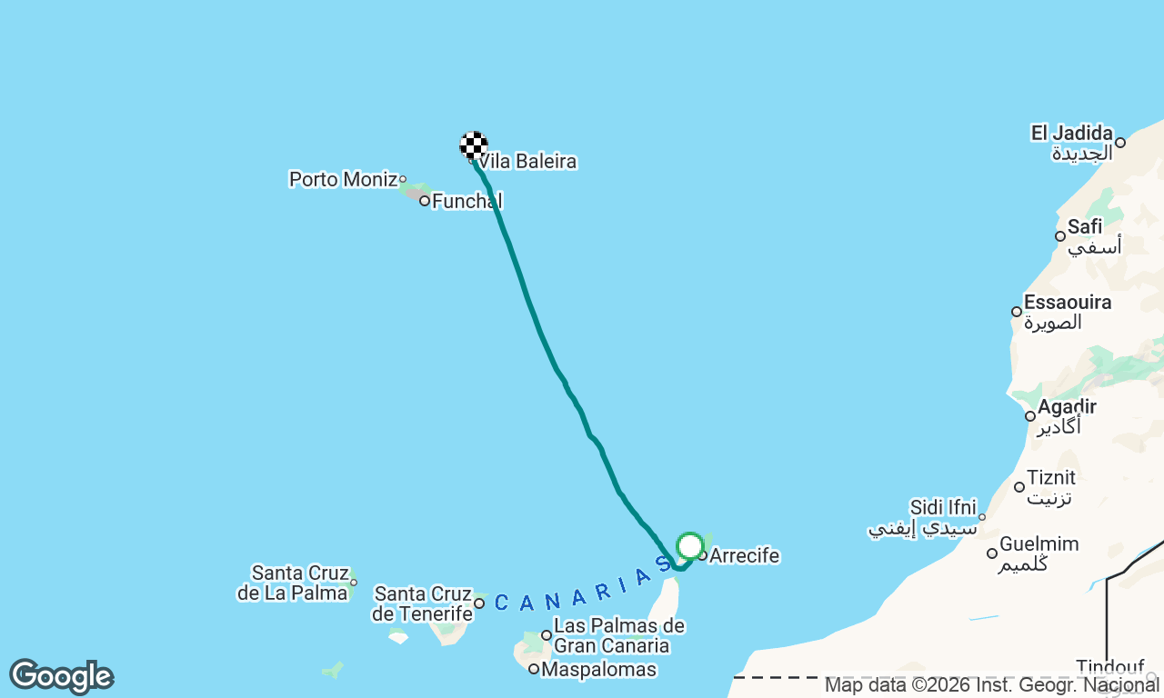 Voyage map