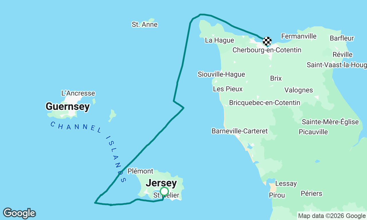 St Helier to Cherbourg