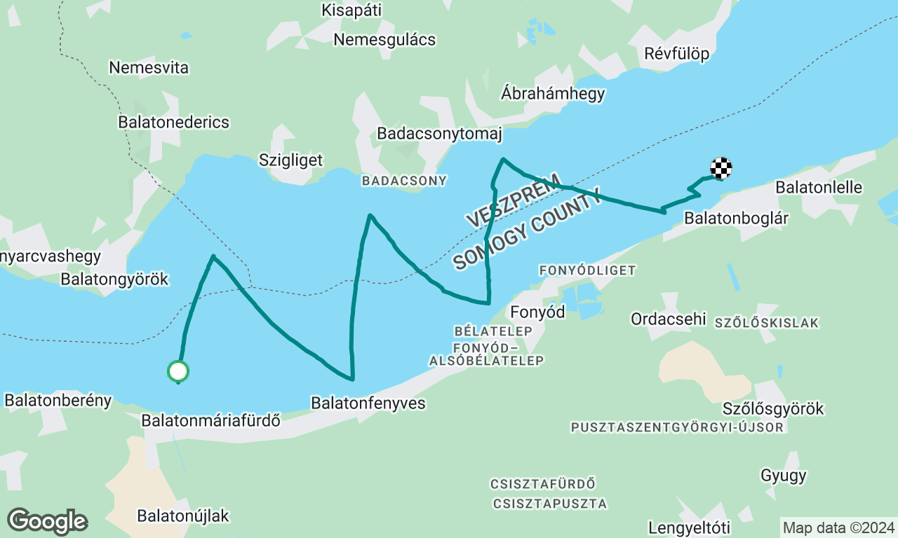 Voyage map