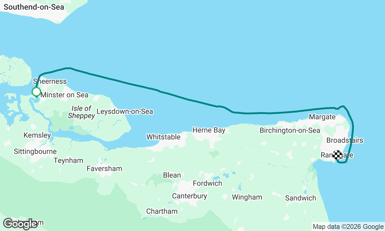 Woodbridge to Ramsgate
