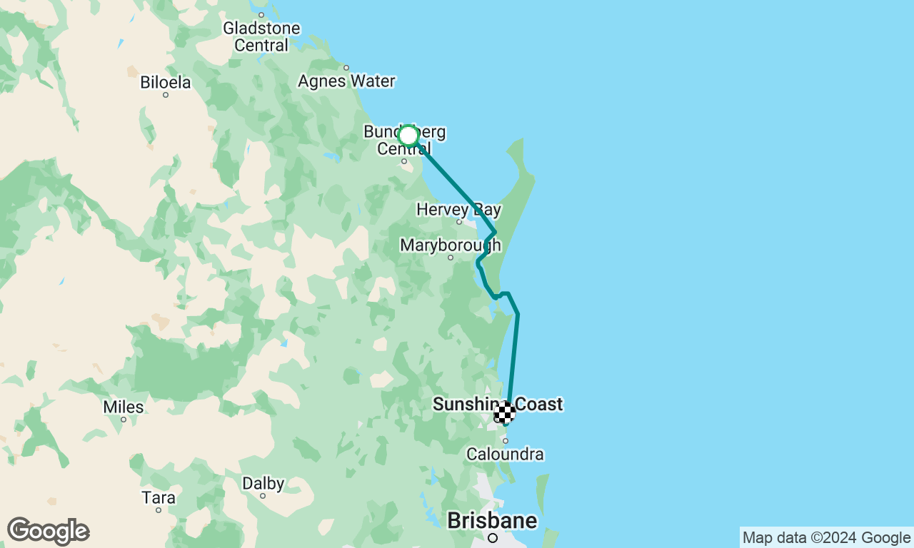 Bundaberg to Mooloolaba