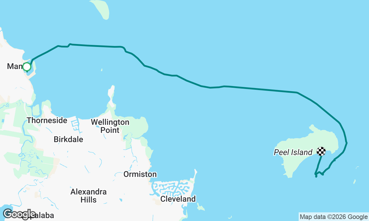 Manly to Peel Island