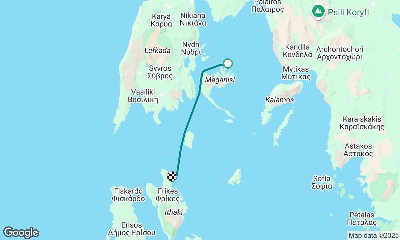 Meganisi ➡️ Ithaka 