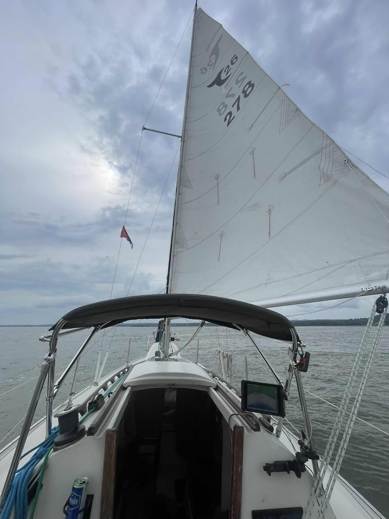 Barely any wind. Anchored and fishing_60FBD08C-EC75-48C0-88E0-46315FB7224F