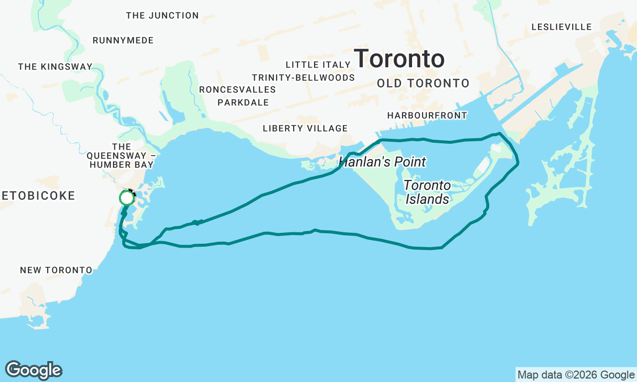 Sail around the Toronto Islands