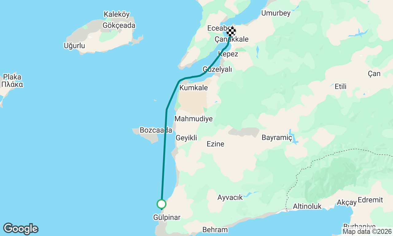 Gülpınar to Çanakkale Leg