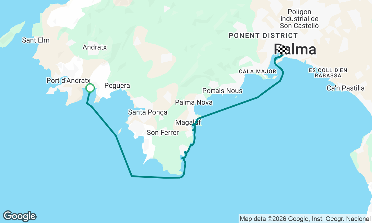 Campe de Mar to Palma