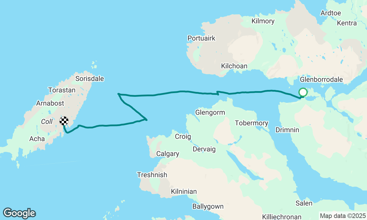Oronsay to Isle of Coll, Scotland 