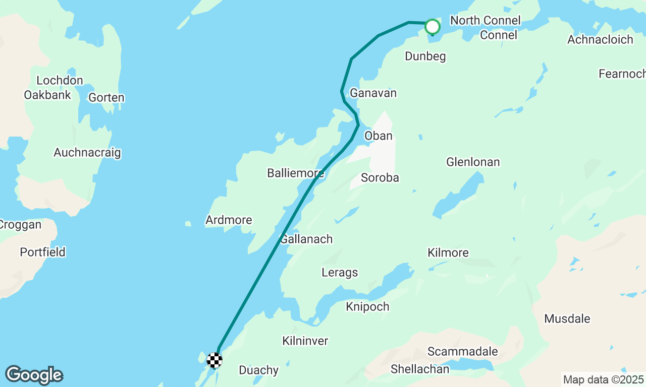 Dunstaffnage Marina to Puilladobhrain