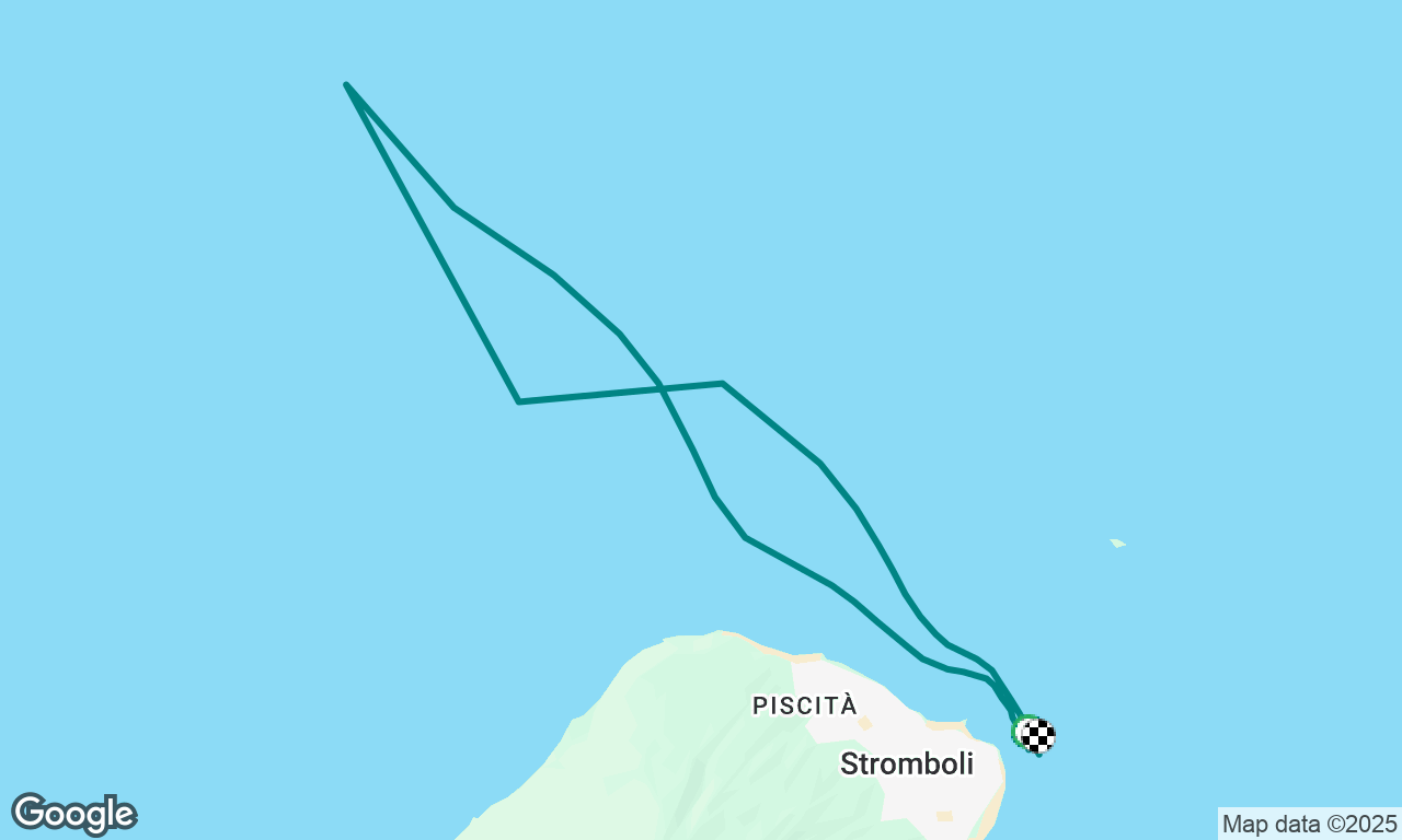Night sail to view Stromboli (Day 3-4 KHYC Flotilla 2025)