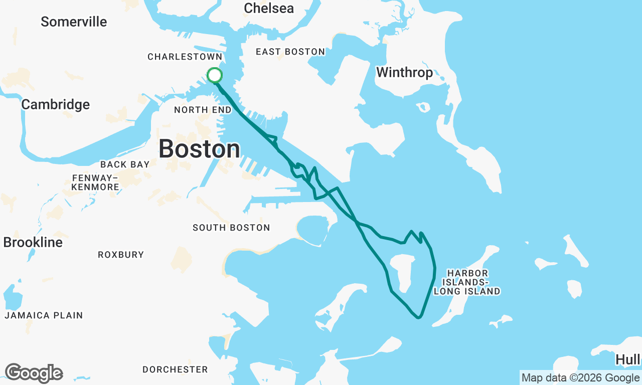 Awesome Indian Summer Cruising in Boston Harbor