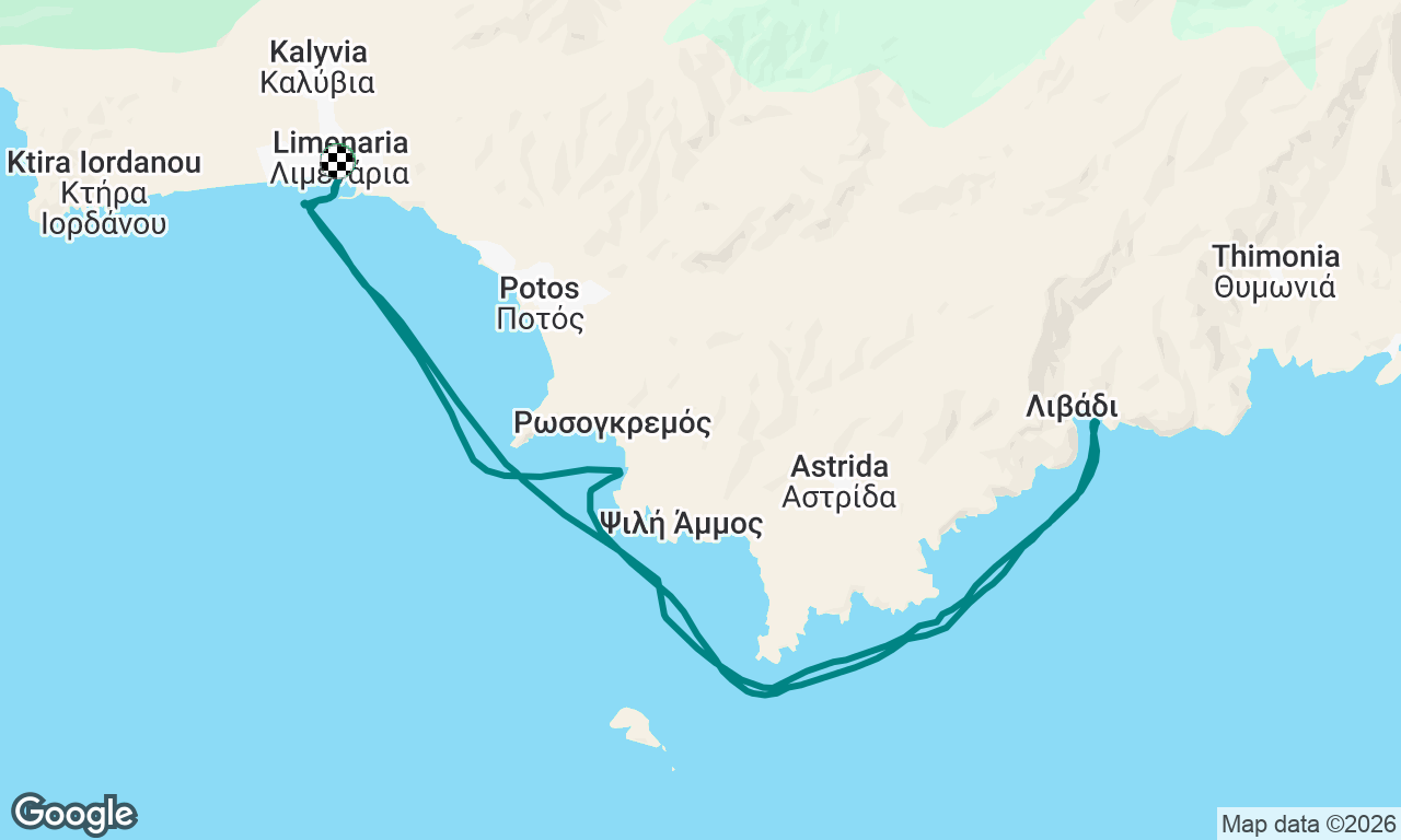 Voyage map