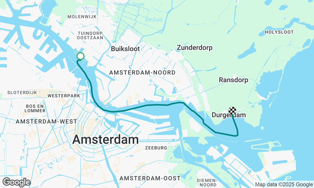 Leg 5:  Amsterdam to Zeilvereniging Het Y Marina
