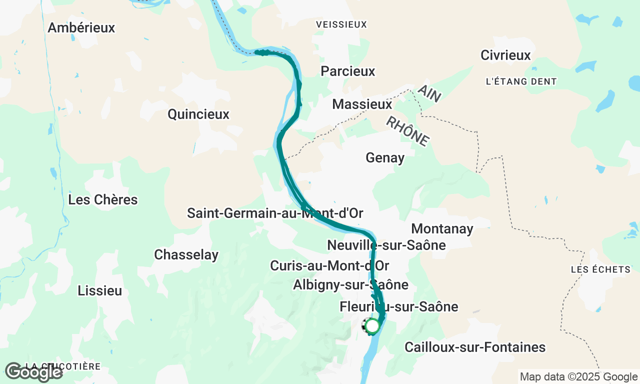 Navigation sur la Saône 