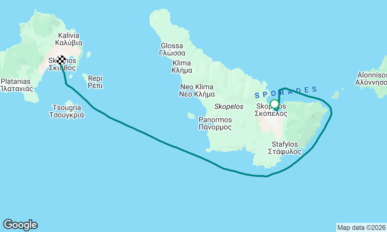 Voyage map