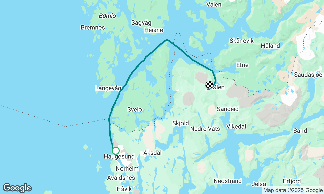 Voyage map
