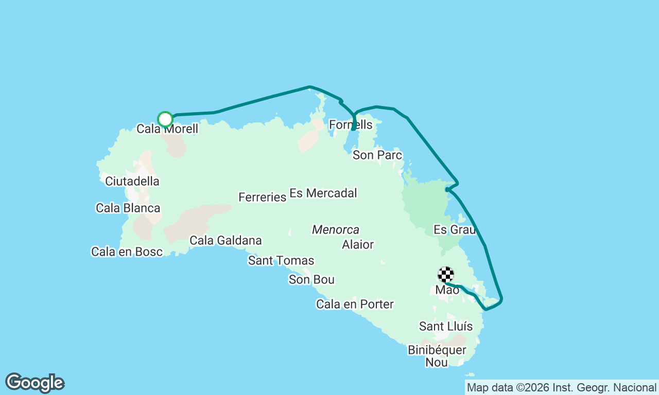 Mallorca to Menorca 