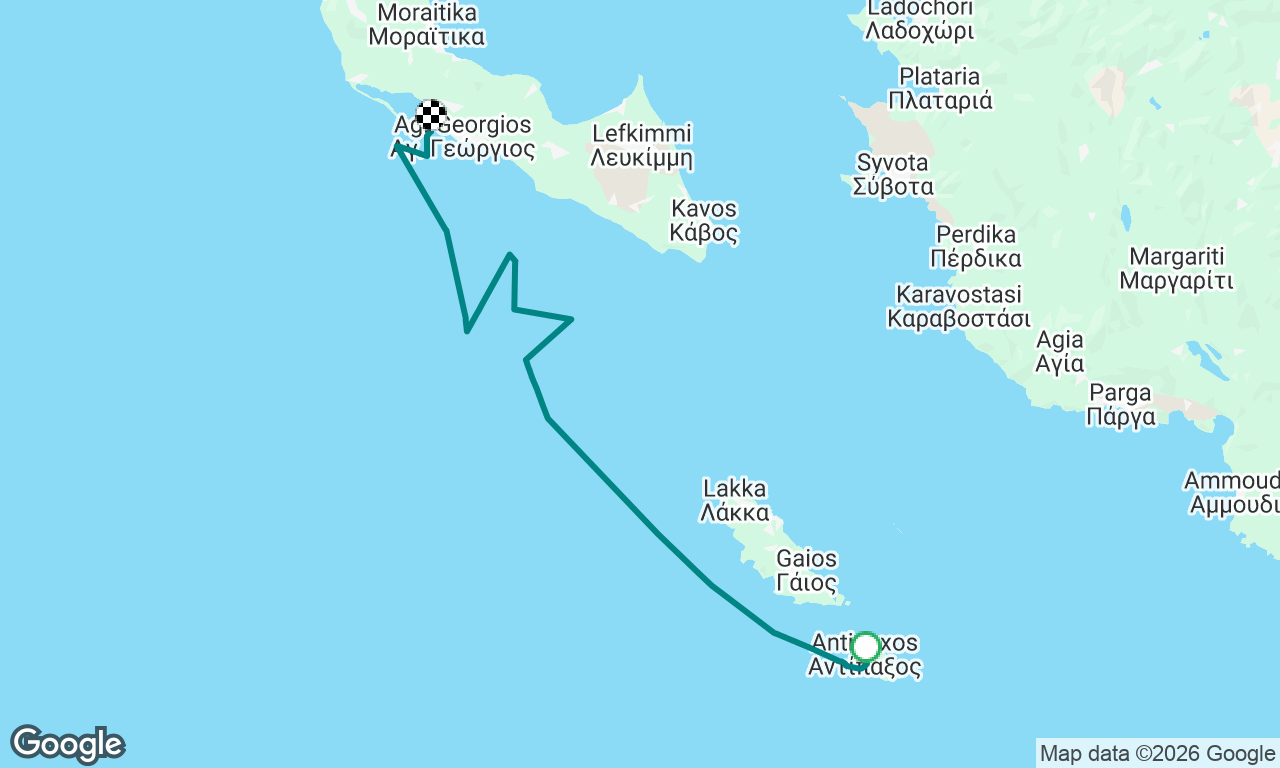 Voyage map