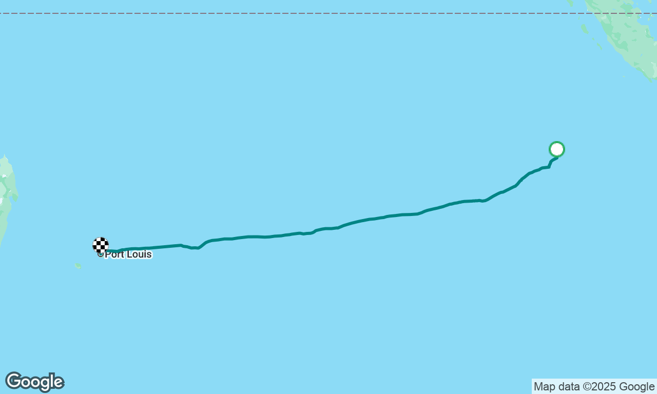 Coco Keeling to Mauritius 