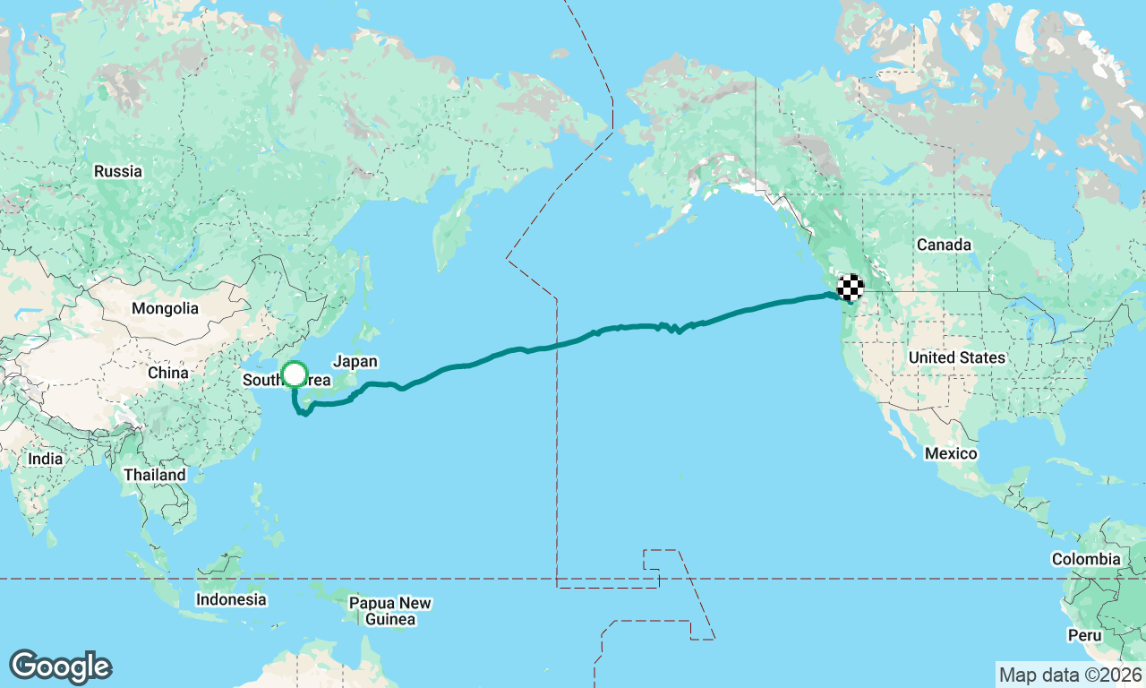 Leg6-Across the North Pacific Ocean, 2025-26 the Clipper Round The World Yacht Race 