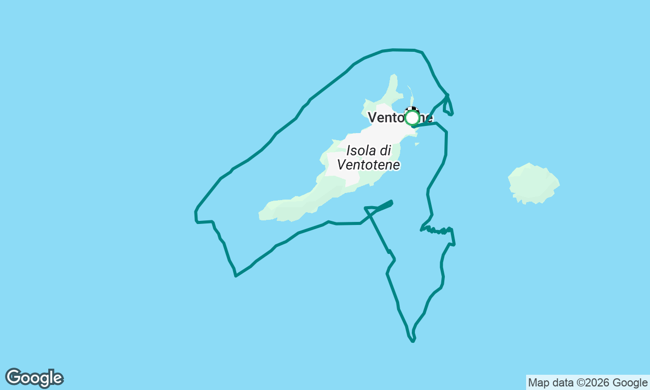 Ventotene circumnavigation