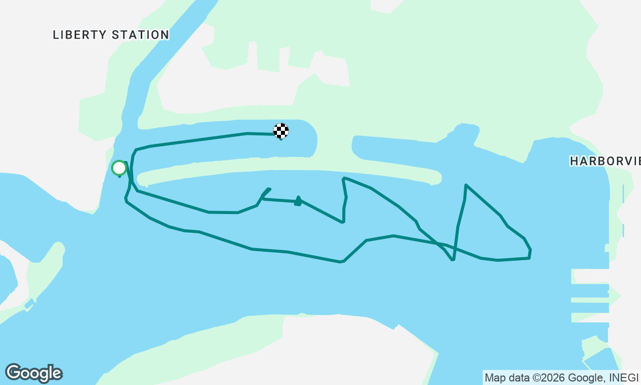 Double Donut Race Finish