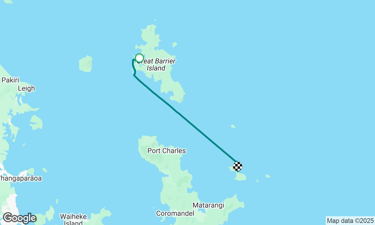 Smokehouse Bay to Coralie Bay, Gt Mercury Island