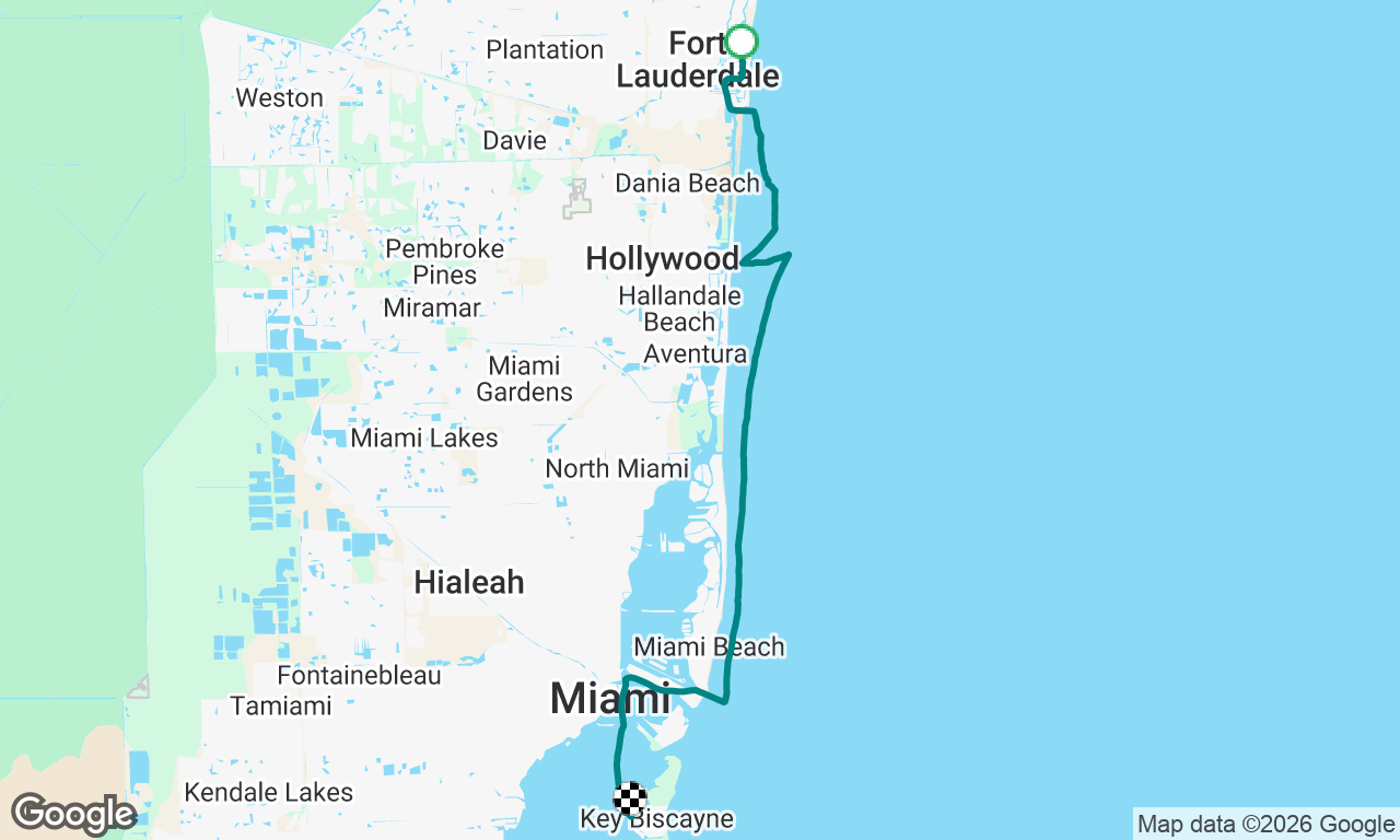 FLL to Key Biscayne