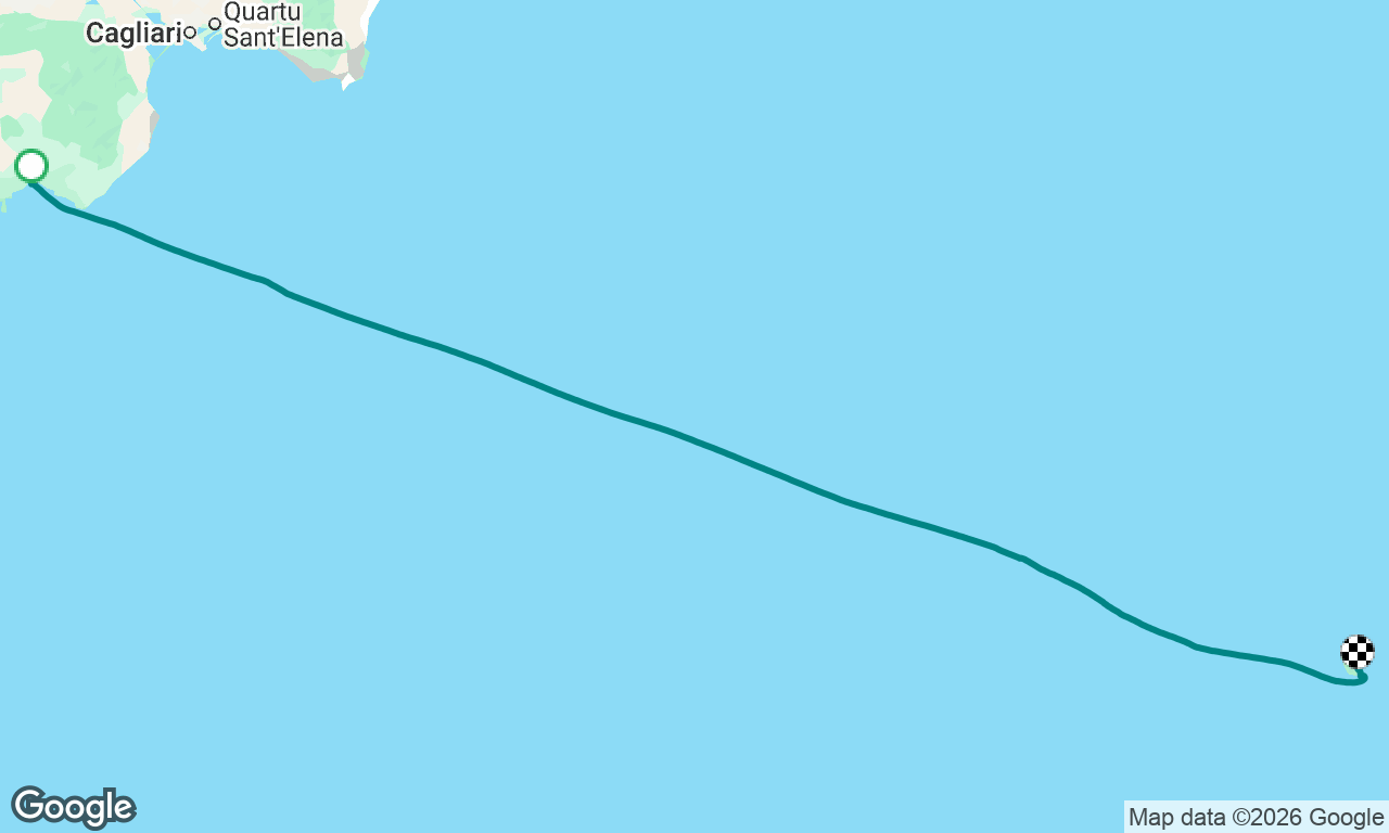 Motorsail and sail to Sicily.