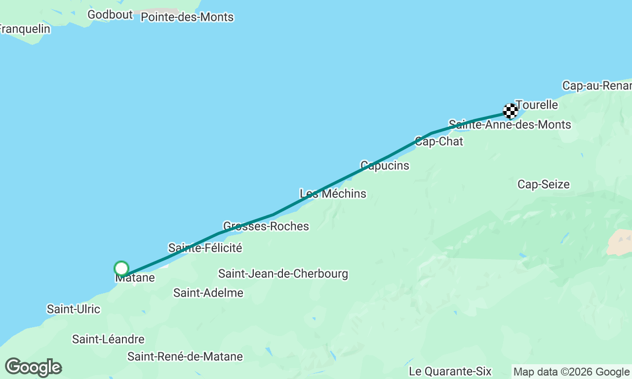 Matane a Saint-Anne-des-Monts