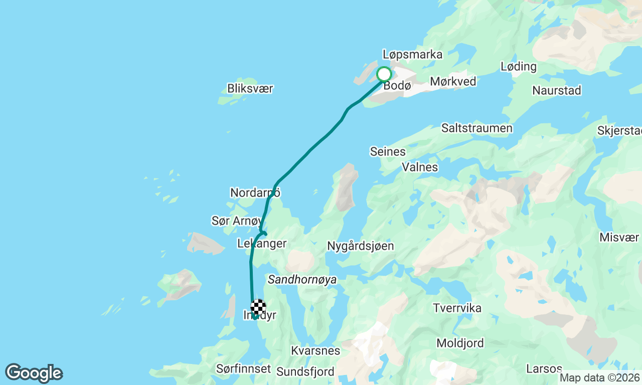 Voyage map
