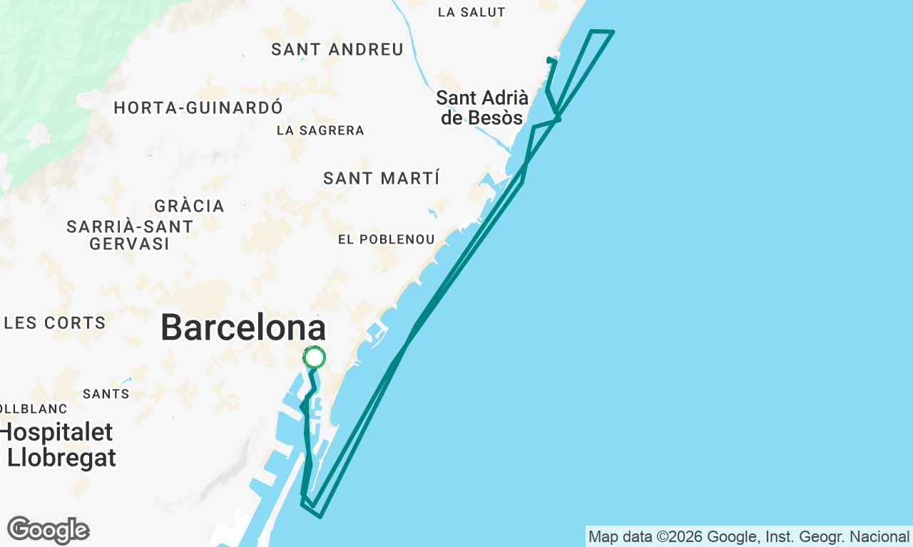 Voyage map