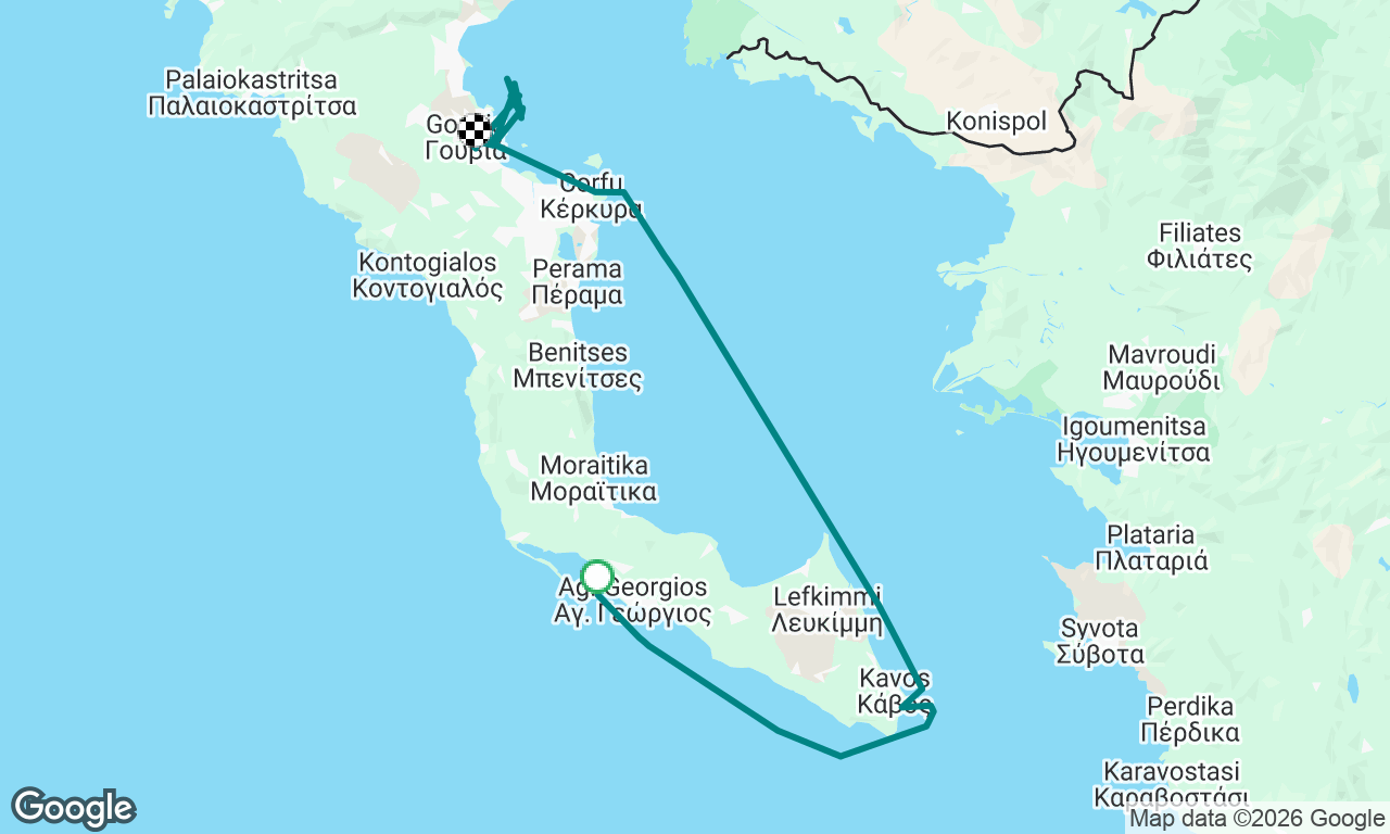 Voyage map