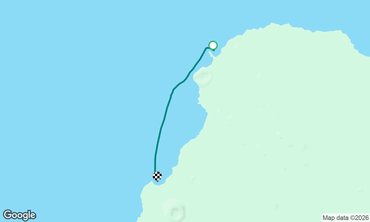 Caleta Bucanero to Puerto Egas, Santiago