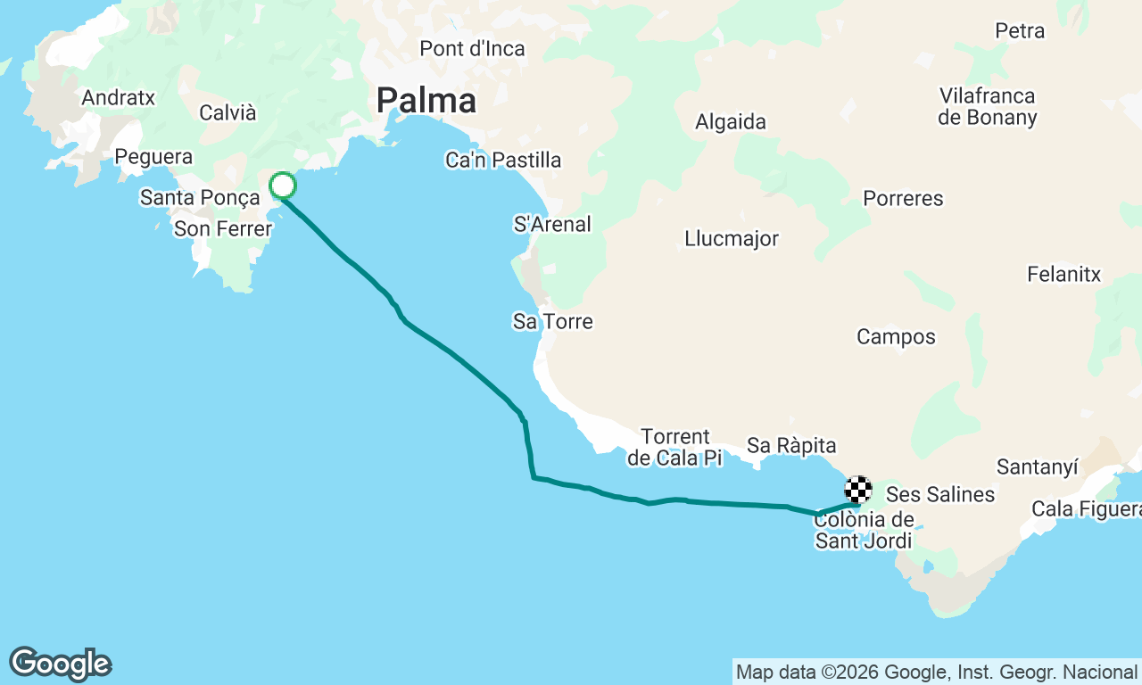 Voyage map